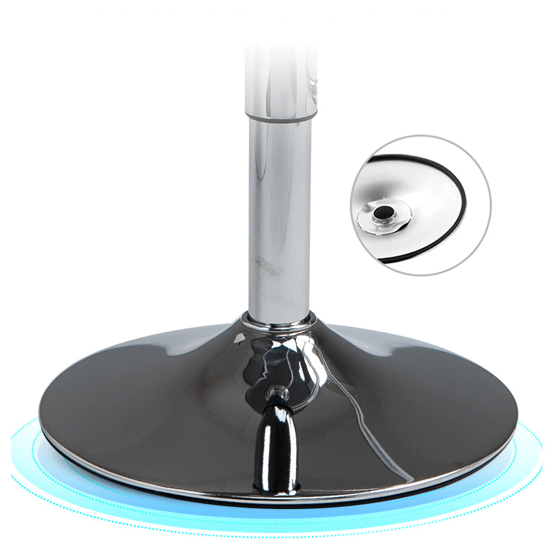 Contemporary Metal Dining Kitchen Room Armless Stool Adjustable Height Barstool Clearhalo 'Bar Furniture' 'Bar Stools' 'bar_stools' 'furn' 'furn_bar_stools' 'Furniture' 'furniture_bar_stools' 'Kitchen & Dining Furniture' 4758521