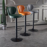 Metal Contemporary Kitchen Dining Room Stool Adjustable Height Armless Barstool Clearhalo 'Bar Furniture' 'Bar Stools' 'bar_stools' 'furn' 'furn_bar_stools' 'Furniture' 'furniture_bar_stools' 'Kitchen & Dining Furniture' 4758603