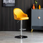 Metal Contemporary Kitchen Dining Room Arm Stool Adjustable Height Barstool Clearhalo 'Bar Furniture' 'Bar Stools' 'bar_stools' 'Furniture' 'furniture_bar_stools' 'Kitchen & Dining Furniture' 4758676