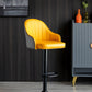 Metal Contemporary Kitchen Dining Room Arm Stool Adjustable Height Barstool Clearhalo 'Bar Furniture' 'Bar Stools' 'bar_stools' 'Furniture' 'furniture_bar_stools' 'Kitchen & Dining Furniture' 4758685