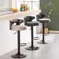 Contemporary Liftable Bar Stool Round Counter Bar Stool with Metal Legs Clearhalo 'Bar Furniture' 'Bar Stools' 'bar_stools' 'Furniture' 'furniture_bar_stools' 'Kitchen & Dining Furniture' 4758728
