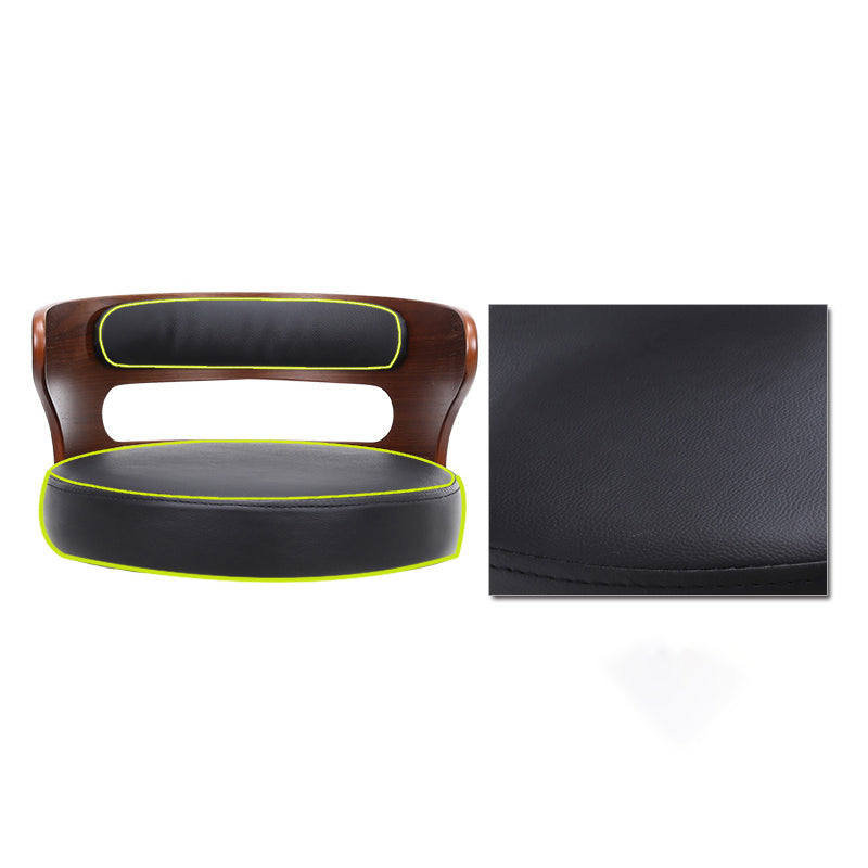 Contemporary Liftable Bar Stool Round Counter Bar Stool with Metal Legs Clearhalo 'Bar Furniture' 'Bar Stools' 'bar_stools' 'Furniture' 'furniture_bar_stools' 'Kitchen & Dining Furniture' 4758738