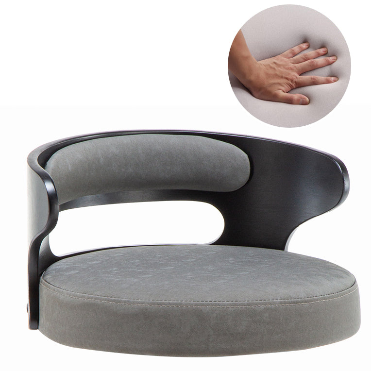 Contemporary Liftable Bar Stool Round Counter Bar Stool with Metal Legs Clearhalo 'Bar Furniture' 'Bar Stools' 'bar_stools' 'Furniture' 'furniture_bar_stools' 'Kitchen & Dining Furniture' 4758740