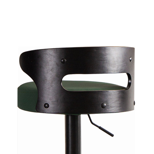 Contemporary Liftable Bar Stool Round Counter Bar Stool with Metal Legs Clearhalo 'Bar Furniture' 'Bar Stools' 'bar_stools' 'Furniture' 'furniture_bar_stools' 'Kitchen & Dining Furniture' 4758742