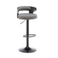 Contemporary Liftable Bar Stool Round Counter Bar Stool with Metal Legs Clearhalo 'Bar Furniture' 'Bar Stools' 'bar_stools' 'Furniture' 'furniture_bar_stools' 'Kitchen & Dining Furniture' 4758747