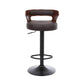 Contemporary Liftable Bar Stool Round Counter Bar Stool with Metal Legs Clearhalo 'Bar Furniture' 'Bar Stools' 'bar_stools' 'Furniture' 'furniture_bar_stools' 'Kitchen & Dining Furniture' 4758749