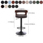 Contemporary Liftable Bar Stool Round Counter Bar Stool with Metal Legs Clearhalo 'Bar Furniture' 'Bar Stools' 'bar_stools' 'Furniture' 'furniture_bar_stools' 'Kitchen & Dining Furniture' 4758757