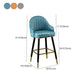 Scandinavian Style Armed Low Back Stools for Home Leather Counter Stool Clearhalo 'Bar Furniture' 'Bar Stools' 'bar_stools' 'furn' 'furn_bar_stools' 'Furniture' 'furniture_bar_stools' 'Kitchen & Dining Furniture' 4758777