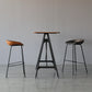 Metal Industrial Dining Room Armless Stool Low Back Bar Stool Clearhalo 'Bar Furniture' 'Bar Stools' 'bar_stools' 'Furniture' 'furniture_bar_stools' 'Kitchen & Dining Furniture' 4758779