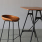 Metal Industrial Dining Room Armless Stool Low Back Bar Stool Clearhalo 'Bar Furniture' 'Bar Stools' 'bar_stools' 'Furniture' 'furniture_bar_stools' 'Kitchen & Dining Furniture' 4758782