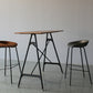 Metal Industrial Dining Room Armless Stool Low Back Bar Stool Clearhalo 'Bar Furniture' 'Bar Stools' 'bar_stools' 'Furniture' 'furniture_bar_stools' 'Kitchen & Dining Furniture' 4758785