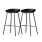 Metal Industrial Dining Room Armless Stool Low Back Bar Stool Green Set of 2 Clearhalo 'Bar Furniture' 'Bar Stools' 'bar_stools' 'Furniture' 'furniture_bar_stools' 'Kitchen & Dining Furniture' 4758788