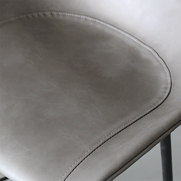 Metal Industrial Dining Room Armless Stool Low Back Bar Stool Clearhalo 'Bar Furniture' 'Bar Stools' 'bar_stools' 'Furniture' 'furniture_bar_stools' 'Kitchen & Dining Furniture' 4758789