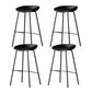 Metal Industrial Dining Room Armless Stool Low Back Bar Stool Green Set of 4 Clearhalo 'Bar Furniture' 'Bar Stools' 'bar_stools' 'Furniture' 'furniture_bar_stools' 'Kitchen & Dining Furniture' 4758790