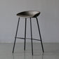 Metal Industrial Dining Room Armless Stool Low Back Bar Stool Dark Gray 1 Piece Bar Stool(30"H) Clearhalo 'Bar Furniture' 'Bar Stools' 'bar_stools' 'Furniture' 'furniture_bar_stools' 'Kitchen & Dining Furniture' 4758806