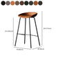 Metal Industrial Dining Room Armless Stool Low Back Bar Stool Clearhalo 'Bar Furniture' 'Bar Stools' 'bar_stools' 'Furniture' 'furniture_bar_stools' 'Kitchen & Dining Furniture' 4758815