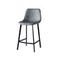 Scandinavian Restaurant Leather Stool Matte Finish Footrest Barstool Clearhalo 'Bar Furniture' 'Bar Stools' 'bar_stools' 'furn' 'furn_bar_stools' 'Furniture' 'furniture_bar_stools' 'Kitchen & Dining Furniture' 4758977