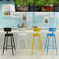 Contemporary Style Low Back Bar-stool Round Counter Bar Stool with Metal Legs Clearhalo 'Bar Furniture' 'Bar Stools' 'bar_stools' 'furn' 'furn_bar_stools' 'Furniture' 'furniture_bar_stools' 'Kitchen & Dining Furniture' 4759053