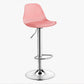 Contemporary Style Liftable Bar Stool Bucket Counter Bar Stool with Metal Legs Clearhalo 'Bar Furniture' 'Bar Stools' 'bar_stools' 'furn' 'furn_bar_stools' 'Furniture' 'furniture_bar_stools' 'Kitchen & Dining Furniture' 4759080