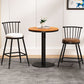 Leather Matte Finish Bristol Stool Low Back Footrest Barstool Clearhalo 'Bar Furniture' 'Bar Stools' 'bar_stools' 'furn' 'furn_bar_stools' 'Furniture' 'furniture_bar_stools' 'Kitchen & Dining Furniture' 4759160