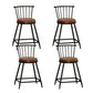 Leather Matte Finish Bristol Stool Low Back Footrest Barstool Coffee 4 Piece Set Short Stool(22"H) Clearhalo 'Bar Furniture' 'Bar Stools' 'bar_stools' 'furn' 'furn_bar_stools' 'Furniture' 'furniture_bar_stools' 'Kitchen & Dining Furniture' 4759169