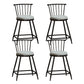 Leather Matte Finish Bristol Stool Low Back Footrest Barstool Grey 4 Piece Set Short Stool(22"H) Clearhalo 'Bar Furniture' 'Bar Stools' 'bar_stools' 'furn' 'furn_bar_stools' 'Furniture' 'furniture_bar_stools' 'Kitchen & Dining Furniture' 4759184