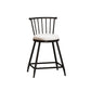 Leather Matte Finish Bristol Stool Low Back Footrest Barstool White 1 Piece Short Stool(22"H) Clearhalo 'Bar Furniture' 'Bar Stools' 'bar_stools' 'furn' 'furn_bar_stools' 'Furniture' 'furniture_bar_stools' 'Kitchen & Dining Furniture' 4759197