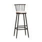 Leather Matte Finish Bristol Stool Low Back Footrest Barstool White 1 Piece Bar Stool(33"H) Clearhalo 'Bar Furniture' 'Bar Stools' 'bar_stools' 'furn' 'furn_bar_stools' 'Furniture' 'furniture_bar_stools' 'Kitchen & Dining Furniture' 4759206