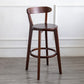 Contemporary Wood Dining Kitchen Room Armless Stool Low Back Bar Stool Brown 1 Piece Clearhalo 'Bar Furniture' 'Bar Stools' 'bar_stools' 'furn' 'furn_bar_stools' 'Furniture' 'furniture_bar_stools' 'Kitchen & Dining Furniture' 4759345