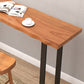 Rectangle Bar Dining Table Contemporary Bar Table with Sled Base Clearhalo 'Bar Furniture' 'Bar Tables' 'bar_tables' 'furn' 'furn_bar_tables' 'Furniture' 'furniture_bar_tables' 'Kitchen & Dining Furniture' 4759608
