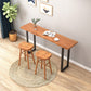Rectangle Bar Dining Table Contemporary Bar Table with Sled Base Clearhalo 'Bar Furniture' 'Bar Tables' 'bar_tables' 'furn' 'furn_bar_tables' 'Furniture' 'furniture_bar_tables' 'Kitchen & Dining Furniture' 4759612