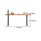 Solid Wood Bar Dining Table Industrial Bar Dining Table with Sled Base in Black Clearhalo 'Bar Furniture' 'Bar Tables' 'bar_tables' 'furn' 'furn_bar_tables' 'Furniture' 'furniture_bar_tables' 'Kitchen & Dining Furniture' 4759639