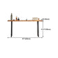 Solid Wood Bar Dining Table Industrial Bar Dining Table with Sled Base in Black Clearhalo 'Bar Furniture' 'Bar Tables' 'bar_tables' 'furn' 'furn_bar_tables' 'Furniture' 'furniture_bar_tables' 'Kitchen & Dining Furniture' 4759641
