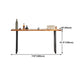 Solid Wood Bar Dining Table Industrial Bar Dining Table with Sled Base in Black Clearhalo 'Bar Furniture' 'Bar Tables' 'bar_tables' 'furn' 'furn_bar_tables' 'Furniture' 'furniture_bar_tables' 'Kitchen & Dining Furniture' 4759644