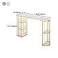 Rectangle Stone Bar Dining Table Traditional Luxury Bar Table with Sled Base Clearhalo 'Bar Furniture' 'Bar Tables' 'bar_tables' 'furn' 'furn_bar_tables' 'Furniture' 'furniture_bar_tables' 'Kitchen & Dining Furniture' 4759670