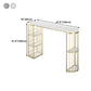 Rectangle Stone Bar Dining Table Traditional Luxury Bar Table with Sled Base Clearhalo 'Bar Furniture' 'Bar Tables' 'bar_tables' 'furn' 'furn_bar_tables' 'Furniture' 'furniture_bar_tables' 'Kitchen & Dining Furniture' 4759671