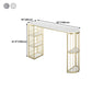 Rectangle Stone Bar Dining Table Traditional Luxury Bar Table with Sled Base Clearhalo 'Bar Furniture' 'Bar Tables' 'bar_tables' 'furn' 'furn_bar_tables' 'Furniture' 'furniture_bar_tables' 'Kitchen & Dining Furniture' 4759673