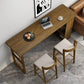 Rectangle Wood Bar Dining Table Contemporary Bar Table with Sled Base Clearhalo 'Bar Furniture' 'Bar Tables' 'bar_tables' 'furn' 'furn_bar_tables' 'Furniture' 'furniture_bar_tables' 'Kitchen & Dining Furniture' 4759750