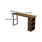 Rectangle Wood Bar Dining Table Contemporary Bar Table with Sled Base Clearhalo 'Bar Furniture' 'Bar Tables' 'bar_tables' 'furn' 'furn_bar_tables' 'Furniture' 'furniture_bar_tables' 'Kitchen & Dining Furniture' 4759751