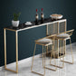 Rectangle Stone Bar Dining Table Industrial Bar Dining Table with Sled Base Clearhalo 'Bar Furniture' 'Bar Tables' 'bar_tables' 'furn' 'furn_bar_tables' 'Furniture' 'furniture_bar_tables' 'Kitchen & Dining Furniture' 4759842