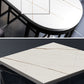 White Stone Bar Dining Table Industrial Bar Dining Table with Sled Base Clearhalo 'Bar Furniture' 'Bar Tables' 'bar_tables' 'furn' 'furn_bar_tables' 'Furniture' 'furniture_bar_tables' 'Kitchen & Dining Furniture' 4759854