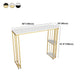 Stone Top Bar Table Traditional Luxury Bar Table with Sled Base Clearhalo 'Bar Furniture' 'Bar Tables' 'bar_tables' 'furn' 'furn_bar_tables' 'Furniture' 'furniture_bar_tables' 'Kitchen & Dining Furniture' 4759882