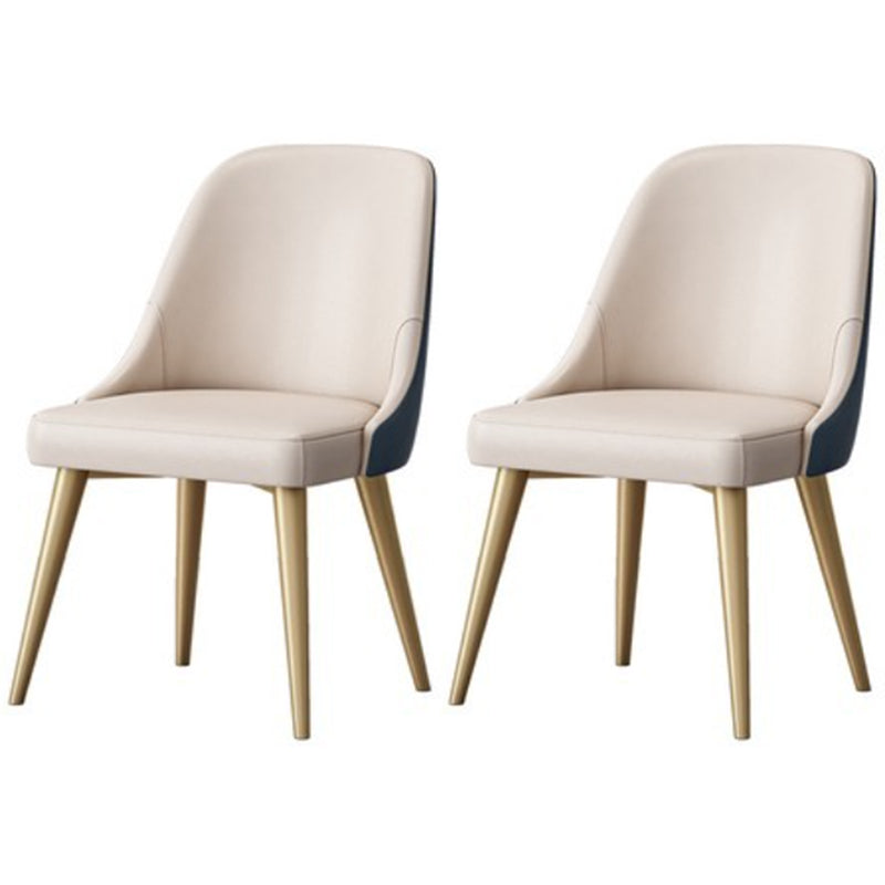 Glam 1/2 Pieces Dining Set Rectangle Stone Dining Table for Dining Room 2 Beige Chairs Clearhalo 'Dining Room Sets' 'Dining Tables & Seating' 'dining_room_set' 'furn' 'furn_dining_room_set' 'Furniture' 'furniture_dining_room_set' 'Kitchen & Dining Furniture' 4759922