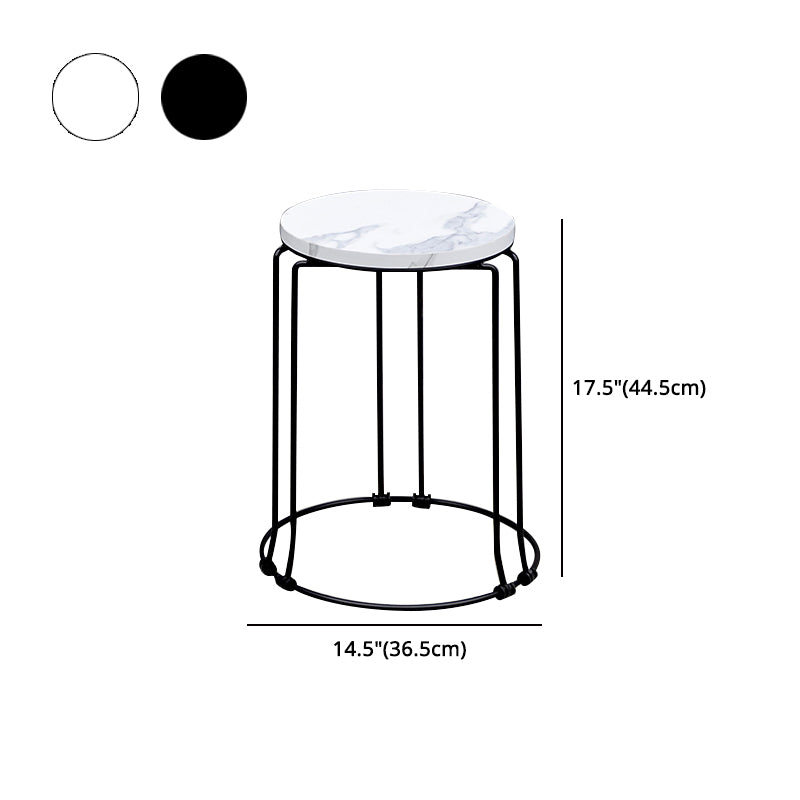 Modern 1/4/9/11/13 Pieces Foldable Dinette Set White Engineered Wood Dining Table Set Clearhalo 'Dining Room Sets' 'Dining Tables & Seating' 'dining_room_set' 'furn' 'furn_dining_room_set' 'Furniture' 'furniture_dining_room_set' 'Kitchen & Dining Furniture' 4759980