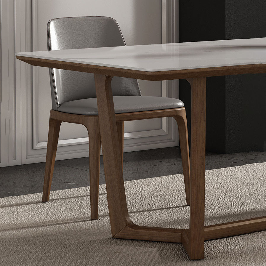 Modern 1/2/3/4/7 Pieces Dining Set Sintered Stone Dining Table Set for Home Clearhalo 'Dining Room Sets' 'Dining Tables & Seating' 'dining_room_set' 'furn' 'furn_dining_room_set' 'Furniture' 'furniture_dining_room_set' 'Kitchen & Dining Furniture' 4760029