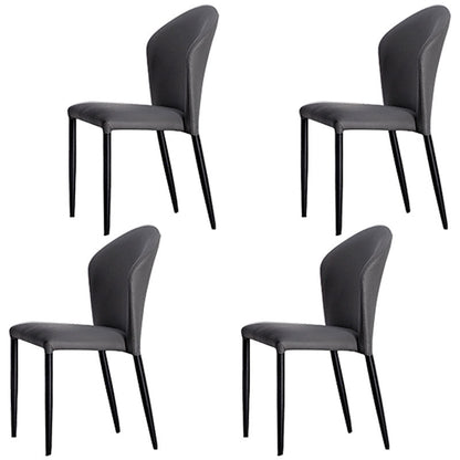 Glam 1/3/4/5/7 Pieces Dining Set Sintered Stone Dining Table Set for Dining Areas 4 Grey Chairs Clearhalo 'Dining Room Sets' 'Dining Tables & Seating' 'dining_room_set' 'furn' 'furn_dining_room_set' 'Furniture' 'furniture_dining_room_set' 'Kitchen & Dining Furniture' 4760053