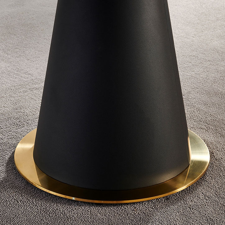 Glam 1/3/4/5/7 Pieces Dining Set Sintered Stone Dining Table Set for Dining Areas Clearhalo 'Dining Room Sets' 'Dining Tables & Seating' 'dining_room_set' 'furn' 'furn_dining_room_set' 'Furniture' 'furniture_dining_room_set' 'Kitchen & Dining Furniture' 4760059