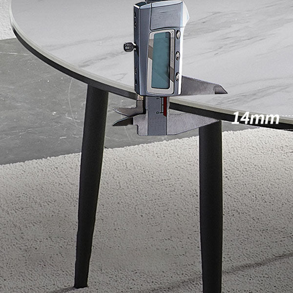 Glam 1/3/4/5/7 Pieces Dining Set Sintered Stone Dining Table Set for Dining Areas Clearhalo 'Dining Room Sets' 'Dining Tables & Seating' 'dining_room_set' 'furn' 'furn_dining_room_set' 'Furniture' 'furniture_dining_room_set' 'Kitchen & Dining Furniture' 4760061