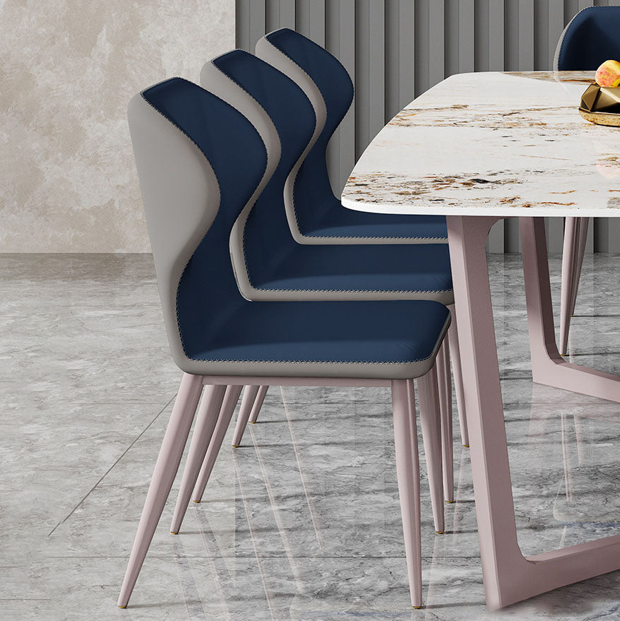 Nordic 1/6/7/8 Pieces Dining Set Sintered Stone Dining Table Set for Home Clearhalo 'Dining Room Sets' 'Dining Tables & Seating' 'dining_room_set' 'furn' 'furn_dining_room_set' 'Furniture' 'furniture_dining_room_set' 'Kitchen & Dining Furniture' 4760083