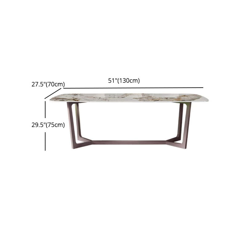 Nordic 1/6/7/8 Pieces Dining Set Sintered Stone Dining Table Set for Home Clearhalo 'Dining Room Sets' 'Dining Tables & Seating' 'dining_room_set' 'furn' 'furn_dining_room_set' 'Furniture' 'furniture_dining_room_set' 'Kitchen & Dining Furniture' 4760085